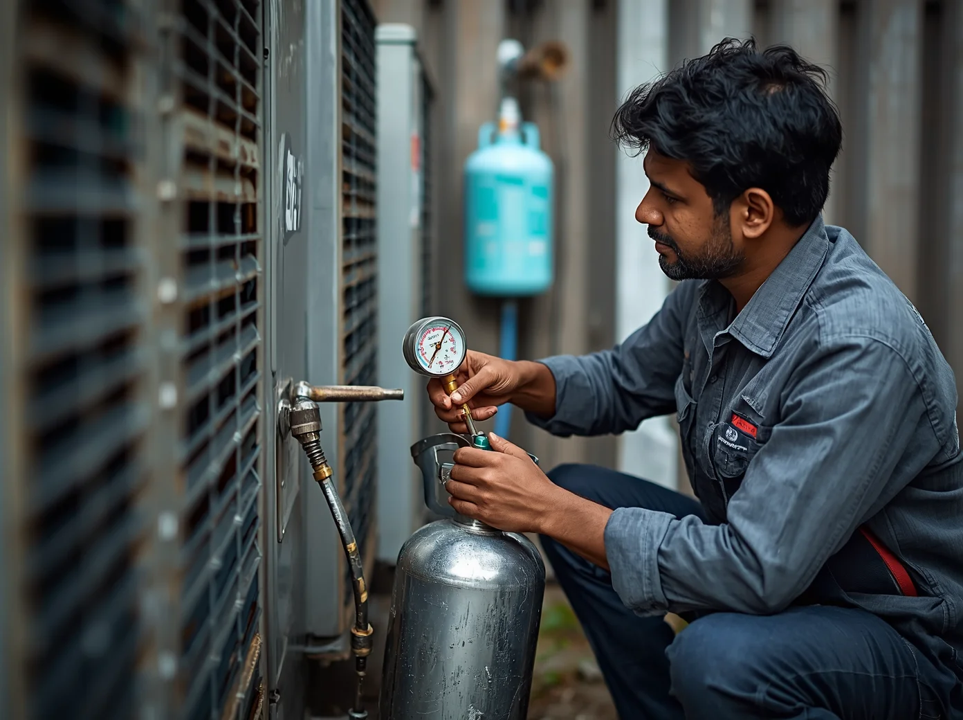 AC gas refill service in Dhaka — refrigerant recharge by Reliable AC Service Ltd.