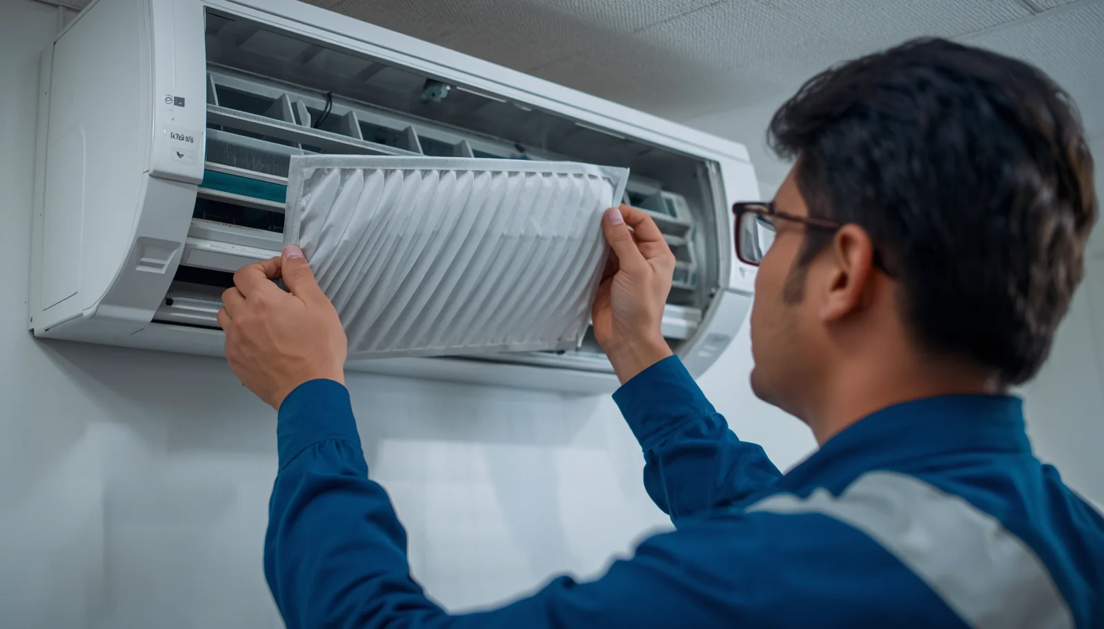 AC Technician repairing split AC in Kallyanpur