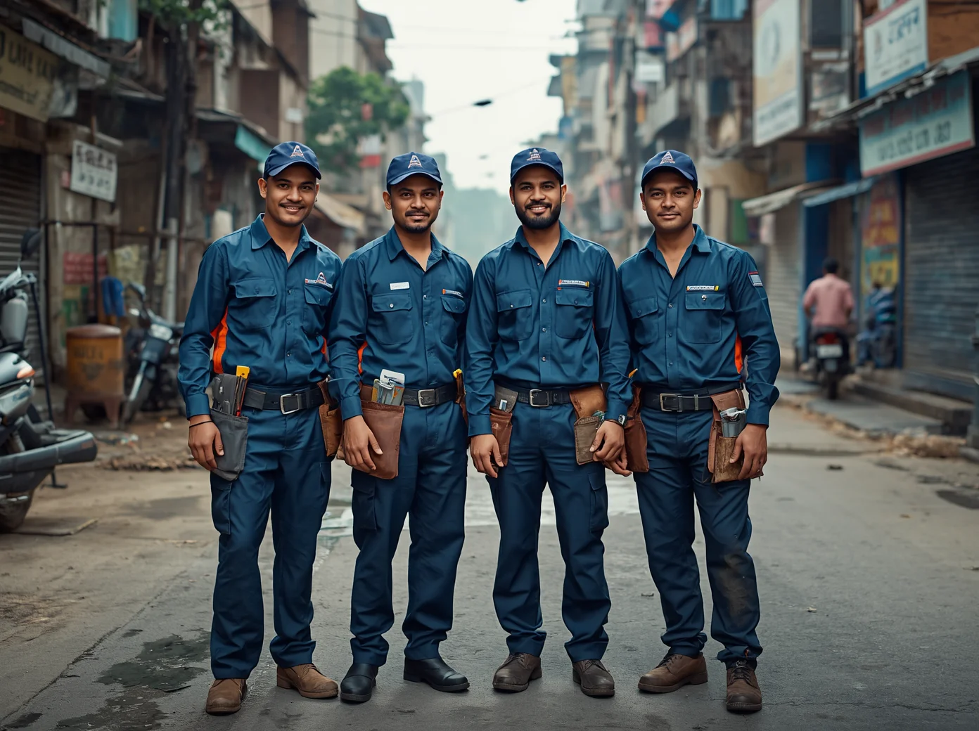 Reliable AC Service Team working in Lalmatia