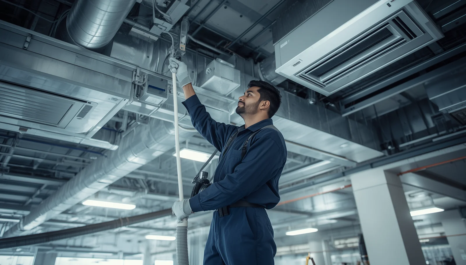 Clean AC duct showing improved airflow and healthy indoor environment in Dhaka