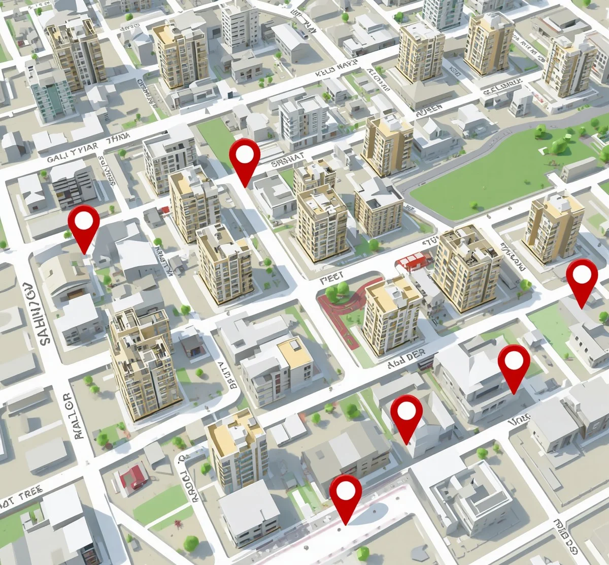 Service coverage area map for Kallyanpur Dhaka